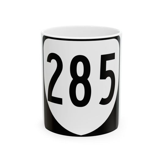 Virginia 285 1980 (Virginia) (Road Sign) White Coffee Mug