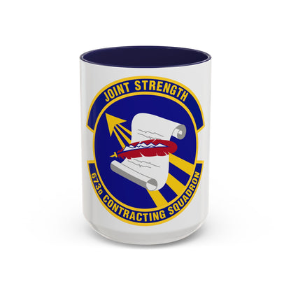 673d Contracting Squadron (U.S. Air Force) Accent Coffee Mug