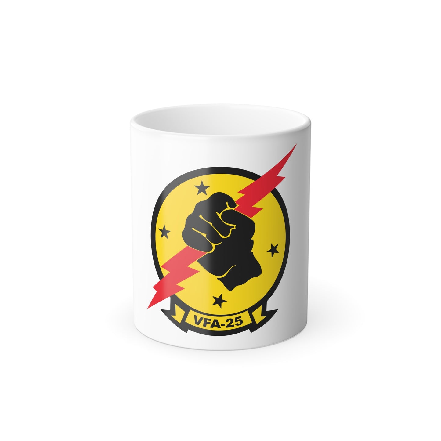VFA 25 Fist of the Fleet (U.S. Navy) Color Changing Mug 11oz