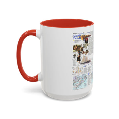 Canada - Atlantic 2 (1993) (Map) Accent Coffee Mug