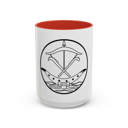 Seal of Dahomey - Accent Coffee Mug