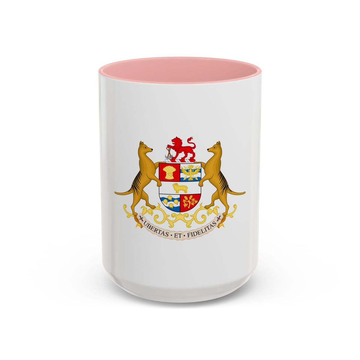 Coat of arms of Tasmania - Accent Coffee Mug