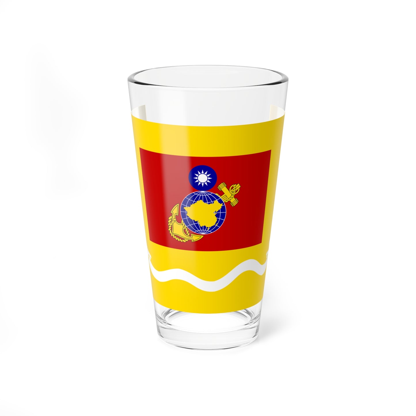ROCMC Company Flag 1960 (China) Pint Glass 16oz