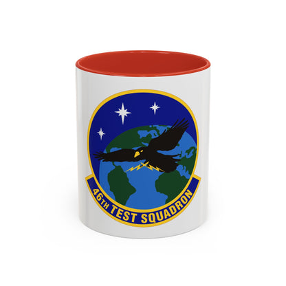 46th Test Squadron (U.S. Air Force) Accent Coffee Mug