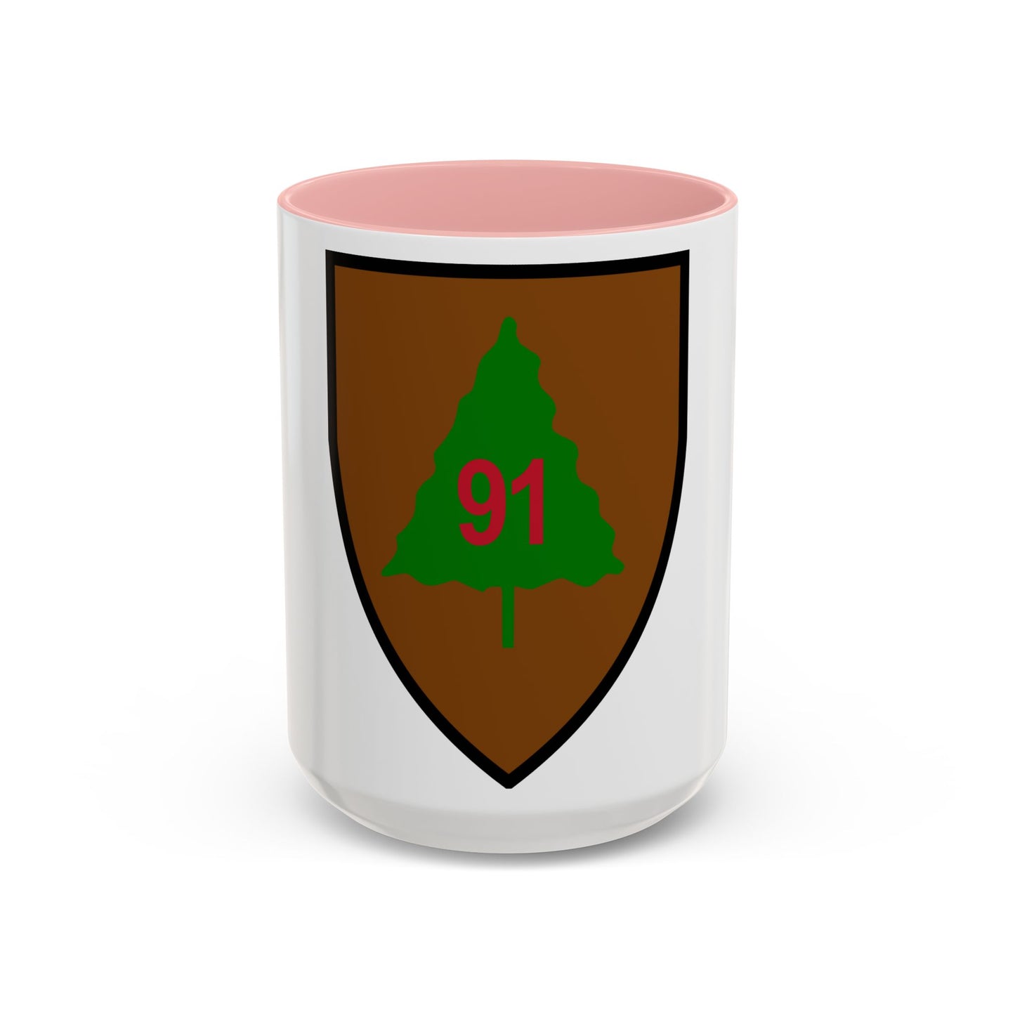 US 91st Infantry Division (U.S. Army) Accent Coffee Mug