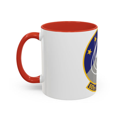 605th Air Operations Squadron (U.S. Air Force) Accent Coffee Mug