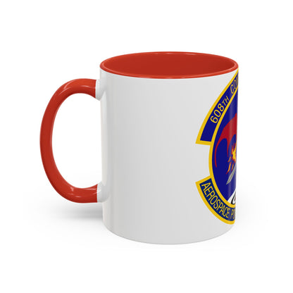 608th Combat Plans Squadron (U.S. Air Force) Accent Coffee Mug