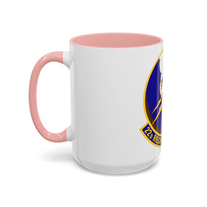 22d Reconnaissance Squadron (U.S. Air Force) Accent Coffee Mug