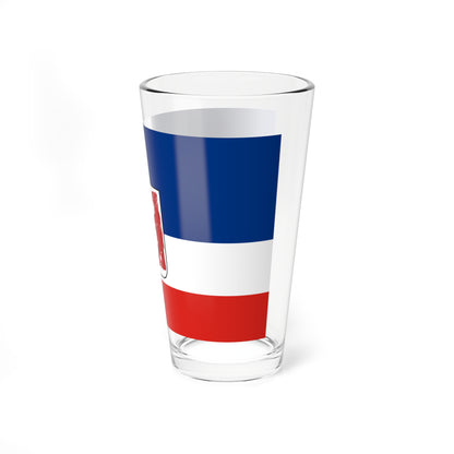 Flag of Carpathian Ruthenia (Hungary) Pint Glass 16oz