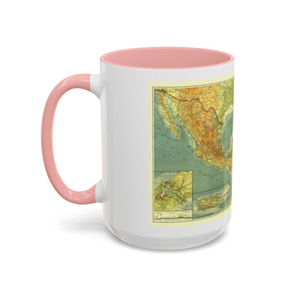 Central America and the West Indies (1922) (Map) Accent Coffee Mug