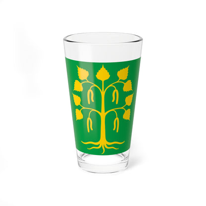 Flag of Gnesta (Sweden) Pint Glass 16oz
