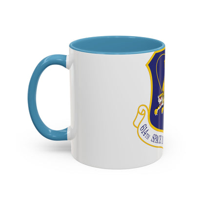 614th Space Intelligence Group (U.S. Air Force) Accent Coffee Mug