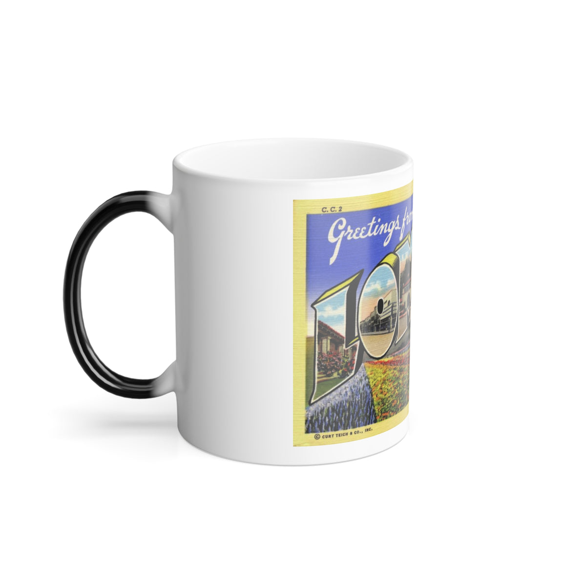 Greetings from Lompoc California (Greeting Postcards) Color Changing Mug 11oz