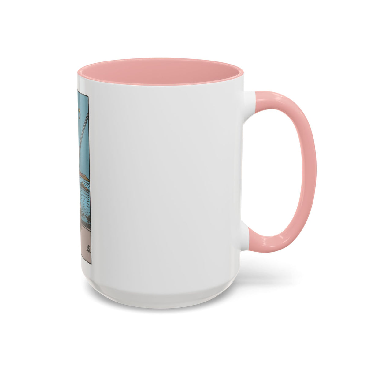 The 2 of Swords (Tarot Card) Accent Coffee Mug
