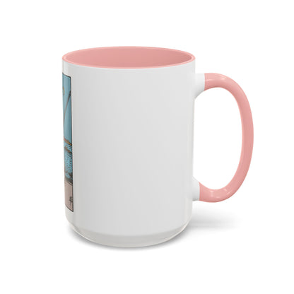 The 2 of Swords (Tarot Card) Accent Coffee Mug