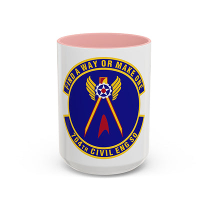 704th Civil Engineer Squadron (U.S. Air Force) Accent Coffee Mug