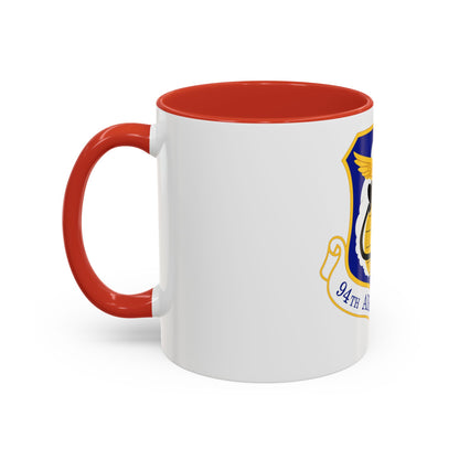 94th Airlift Wing (U.S. Air Force) Accent Coffee Mug