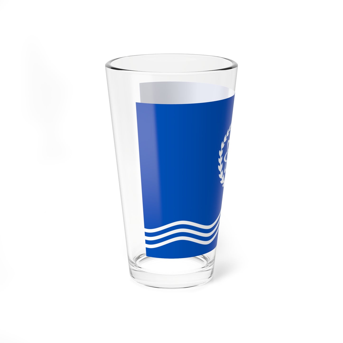 Flag of Obninsk Kaluga oblast (Russia) Pint Glass 16oz