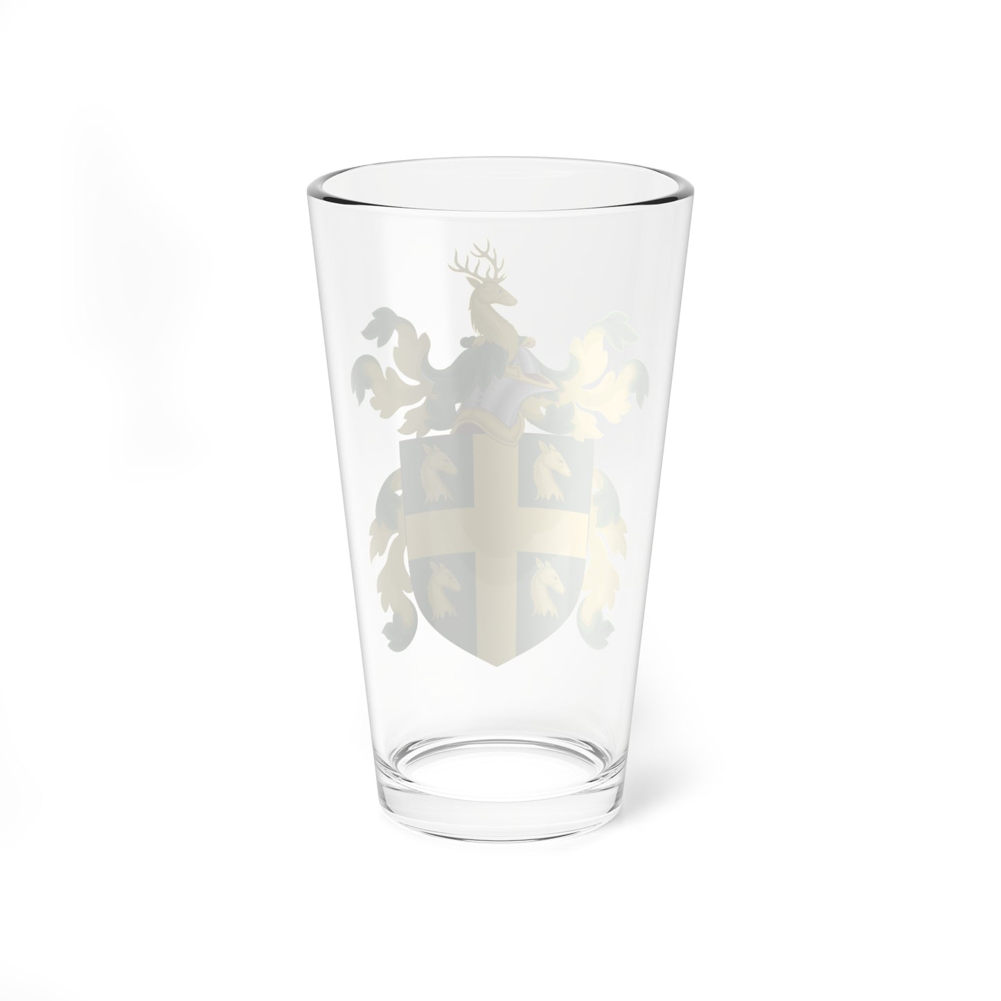 Coat of Arms of Walter Dickenson (United States) (Coat of Arms) Pint Glass 16oz