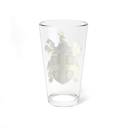 Coat of Arms of Walter Dickenson (United States) (Coat of Arms) Pint Glass 16oz