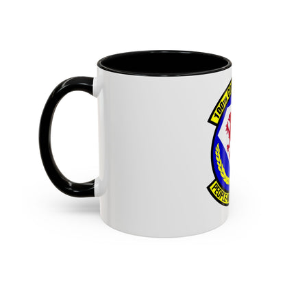 100 Comptroller Squadron USAFE (U.S. Air Force) Accent Coffee Mug