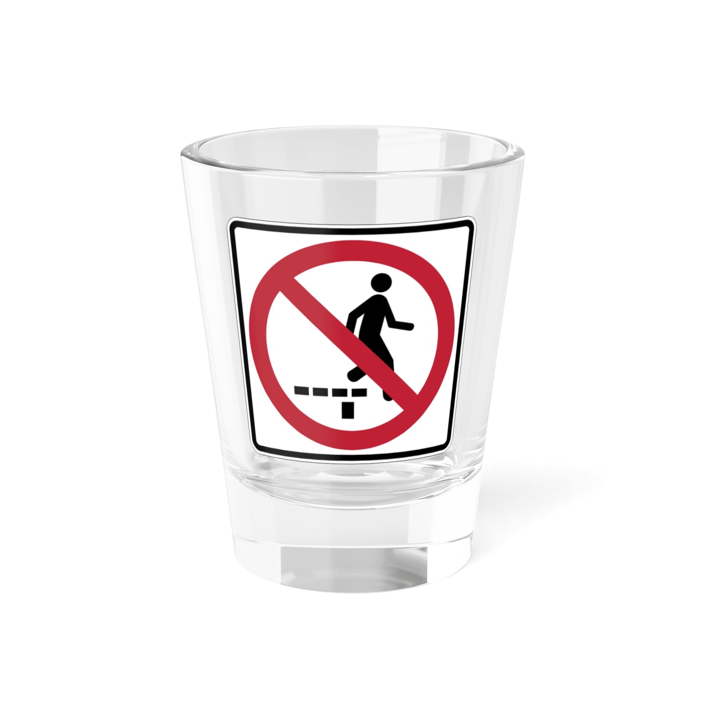 MUTCD-CA PS-122 (California) (Road Sign) Shot Glass 1.5oz