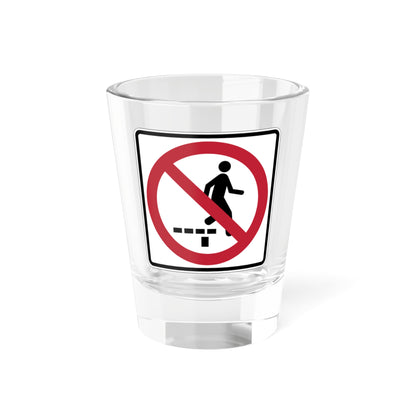 MUTCD-CA PS-122 (California) (Road Sign) Shot Glass 1.5oz