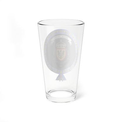 Coat of Arms of Wilhelm German Crown Prince Order of the Elephant Variant (Denmark) (Coat of Arms) Pint Glass 16oz
