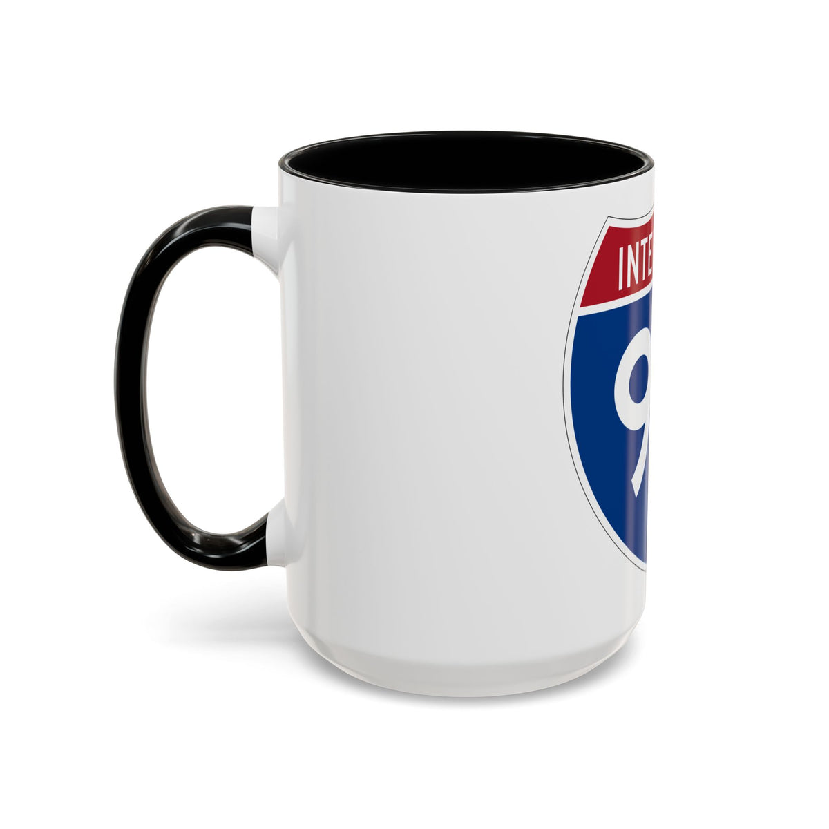 Interstate 90 (U.S. Highways) Accent Coffee Mug