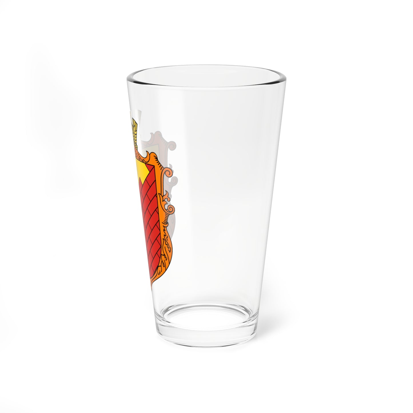 Coat of Arms of Yasenytsia-Zamkova (Ukraine) (Coat of Arms) Pint Glass 16oz