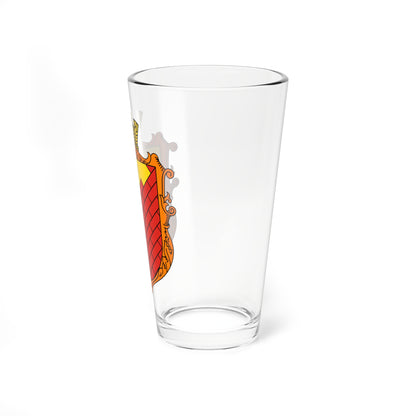 Coat of Arms of Yasenytsia-Zamkova (Ukraine) (Coat of Arms) Pint Glass 16oz