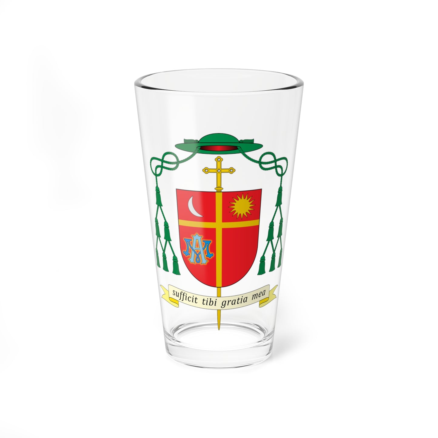 Escudo de Aparecido Donizeti de Souza (Spain) (Coat of Arms) Pint Glass 16oz