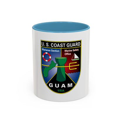 USCG Marianas Sect MSO Guam (U.S. Coast Guard) Accent Coffee Mug