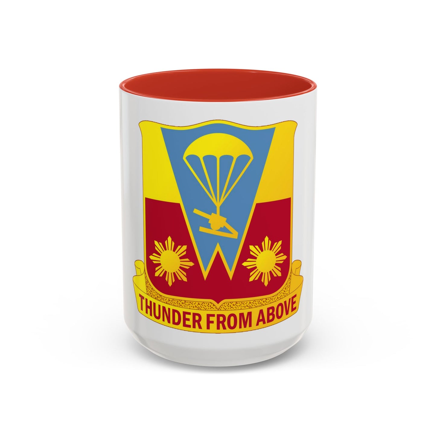 674th Airborne Field Artillery Battalion (U.S. Army) Accent Coffee Mug