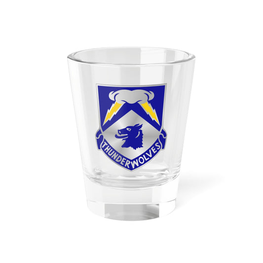 Verre à liqueur du 297e régiment de cavalerie (armée américaine) 1,5 oz