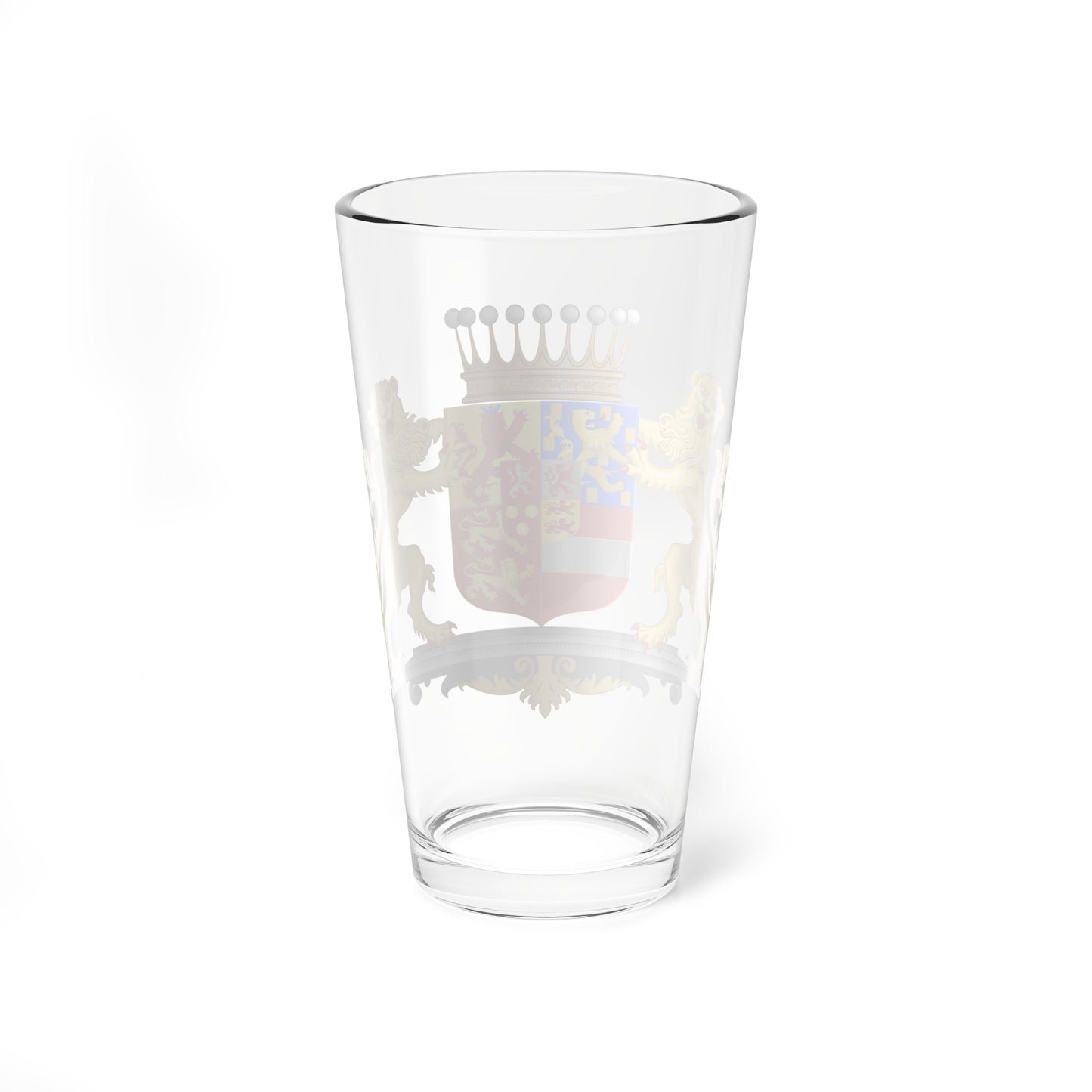 Achievement of Nassau Siegen  protestant branch Princely Counts (Netherlands) (Coat of Arms) Pint Glass 16oz