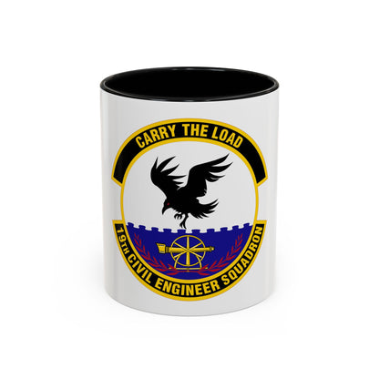 19 Civil Engineer Squadron AMC (U.S. Air Force) Accent Coffee Mug