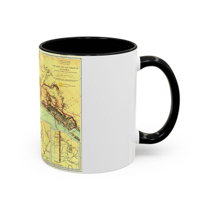 Alaska - The Gold & Coal Fields (1898) (Map) Accent Coffee Mug