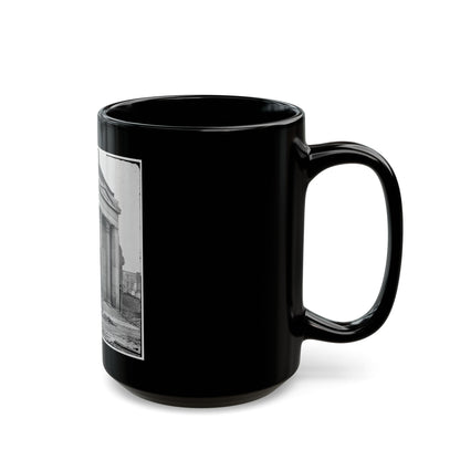 Richmond, Va. Ruins Of The Exchange Bank (Main Street) With The Facade Nearly Intact (U.S. Civil War) Black Coffee Mug