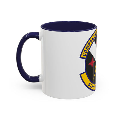 612th Support Squadron (U.S. Air Force) Accent Coffee Mug