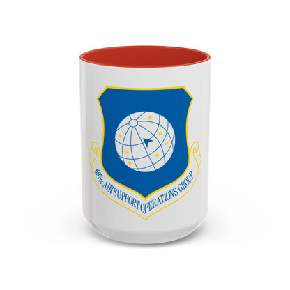 607th ASOGR (U.S. Air Force) Accent Coffee Mug