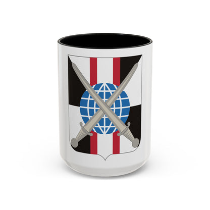 527 Military Intelligence Battalion 2 (U.S. Army) Accent Coffee Mug