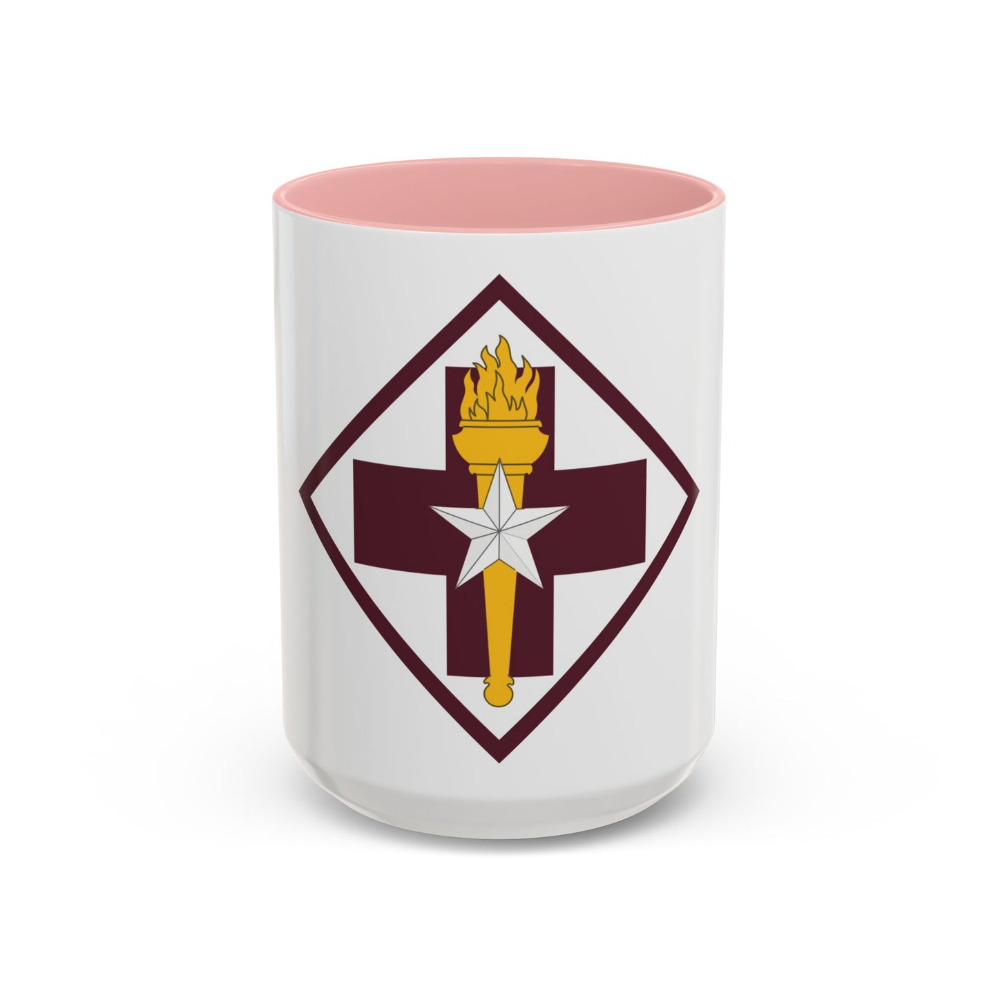 US 32nd Medical Brigade SSI (U.S. Army) Accent Coffee Mug