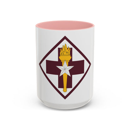 US 32nd Medical Brigade SSI (U.S. Army) Accent Coffee Mug