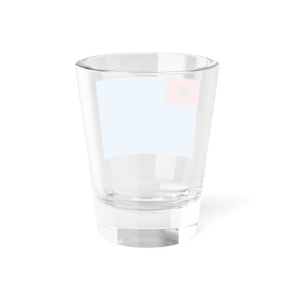 Naval Ensign of Albania 1954 to 1958 - Shot Glass 1.5oz