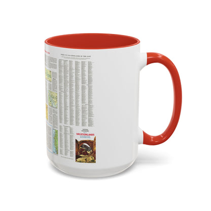 USA - Scenic Treasures and Historic Sites (1966) (Map) Accent Coffee Mug