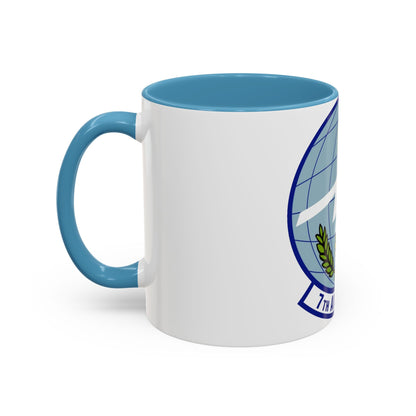 7th Airlift Squadron (U.S. Air Force) Accent Coffee Mug