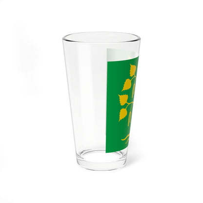 Flag of Gnesta (Sweden) Pint Glass 16oz