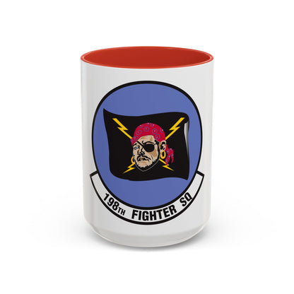 198 Fighter Squadron (U.S. Air Force) Accent Coffee Mug