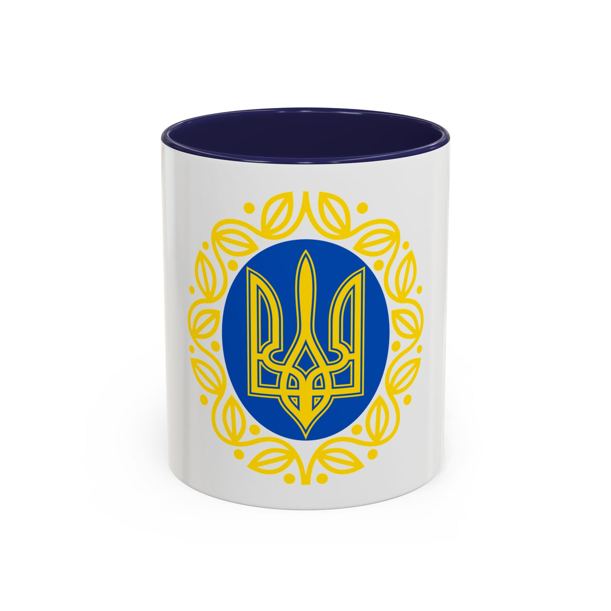 Coat of arms of Ukrainian People's Republic - Accent Coffee Mug